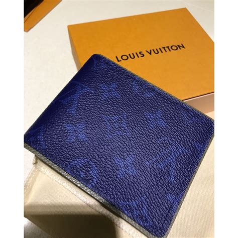 louis vuitton blue wallet|louis vuitton wallet men's.